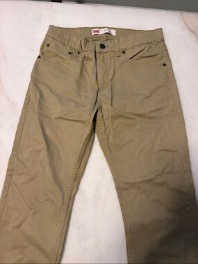 Levi's boys Tan Chino Pants - Straight Leg size 20 Reg or 30x30